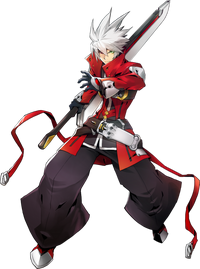 Ragna, the main character of the series.
