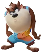 Tune Squad (Rare, 800 Gleamium) - This Variant is based off of Taz' basketball jersey from Space Jam: A New Legacy.