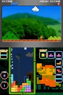 Level 1: Super Mario Bros. overworld / Flagpole / Small Mario.