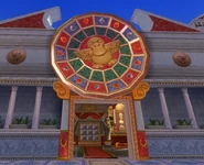 The Psyduck spinning wheel.