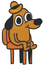 Question Hound, a character from Gunshow.