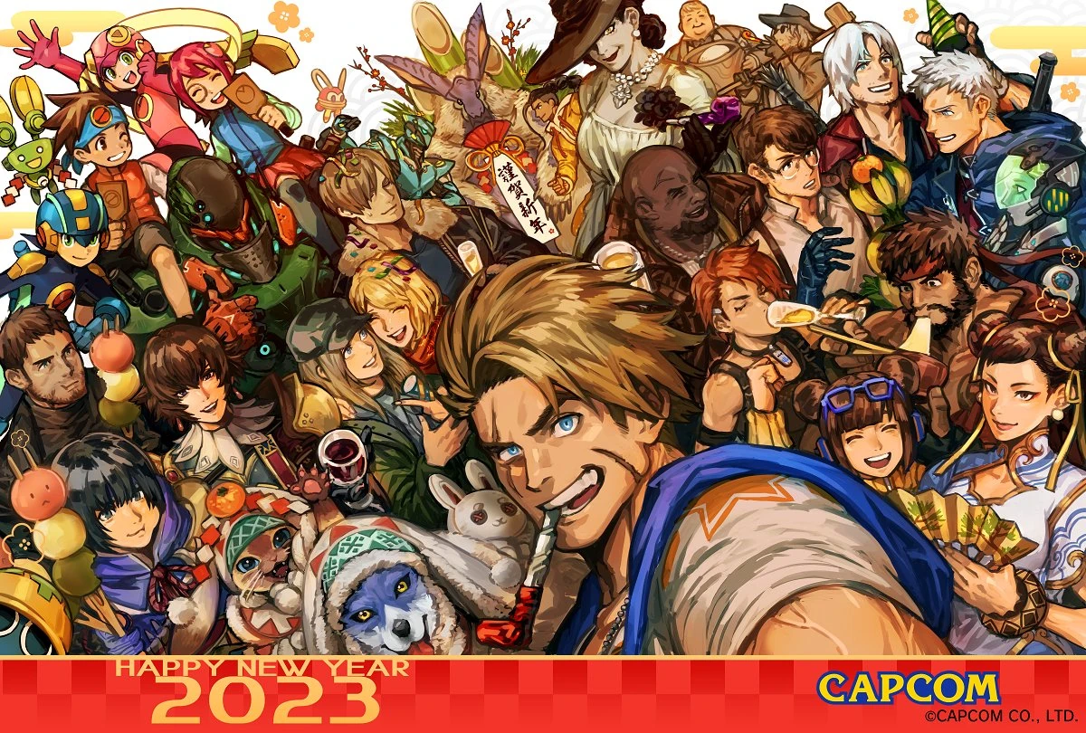 Capcom 40th Anniversary Artwork | Crossover Wiki | Fandom