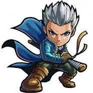 Vergil in Street Fighter × All Capcom