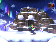 Avalanche!: the player has to avoid falling snawballs by tapping left or right on the dance pad.