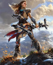 Aloy, the main character of the series.