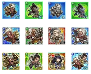 All cards representing the Asura's Wrath series