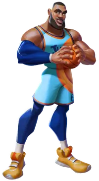 Official art of LeBron from the game.