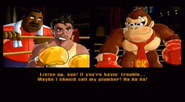 Doc Louise referencing Mario.