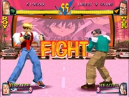 Sakura art in a promotion for the Street Fighter: Sakura Ganbaru! manga