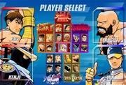 Select screen showing all five gameplay styles