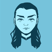 Arya (Common, Arya Stark Mastery Level 14) - Interestingly, unlike Arya Stark's in-game default appearance, this Profile Icon depicts her without her forehead scar.