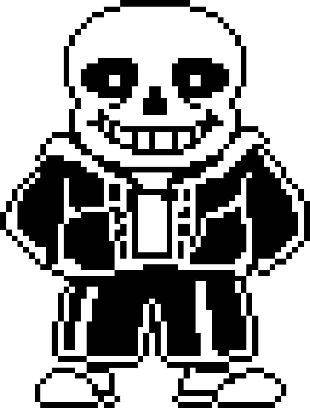 Davee on X: sans sprite but without doubles and cringe colors 👍  #undertale #pixelart  / X