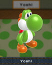 Yoshi: changes Yarn Yoshi into regular Yoshi (also available in the Super Mario series)