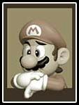 Mario's portrait in Luigi's Mansion.