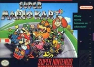 Super Mario Kart (the image would be upside down in the game)
