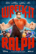 Wreck-It Ralph poster featuring many videogames characters, including Sonic and Dr.Eggman.