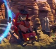 Ralph's vehicle in plane mode.