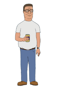 Hank Hill, the main character of the series