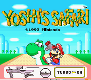 Yoshi's Safari Title