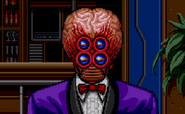 Bartender's altered mask