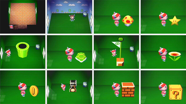 Animal Crossing X Mario Crossover Wiki Fandom Animal Crossing X Mario Crossover, Super Mario Furniture Animal Crossing