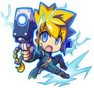 Gunvolt in Mighty Gunvolt