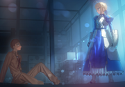 Fate shirou and saber