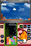 Level 8: Super Mario Bros. World 4-3 / Piranha Plants / Super Mushroom
