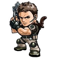 Chris Redfield in Street Fighter × All Capcom