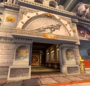 The gladiator looking like Siegfried.