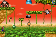 The second stage of the new version of "Modern" Donkey Kong Jr.