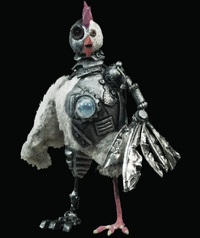 A robot chicken