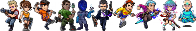 Neon Abyss Playable Characters