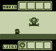 Player 2 winning a round as Luigi (regular Game Boy).