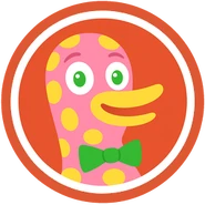 Dax as Mr. Blobby