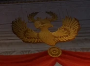 The chocobo-like bird decoration.