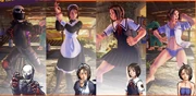 All of Akira's costumes and original reference