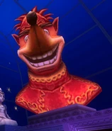 The giant Crash statue.