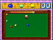 A minigame where the player controls Toad and has to catch balls of the right color.