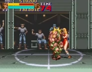 Cameo of the character with Guile's hairstyle.