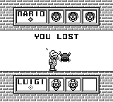 Team Luigi losing the game.