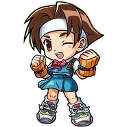 Hinata in Street Fighter × All Capcom