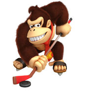 Donkey Kong's Hockey artwork.