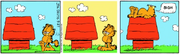 Garfieldondoghouse