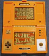 The original Donkey Kong Game & Watch for comparison.