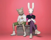 Janky and Guggimon, the titular characters.