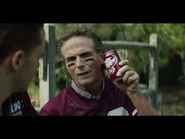 While the Aflac Duck is interacting with random characters, they are part of a named fictional town owned by Dr. Pepper, so it counts.