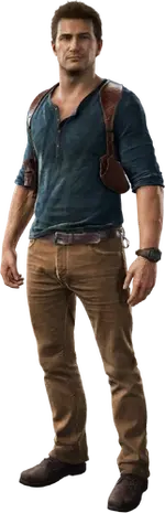 Nathan Drake, the main character of the series.