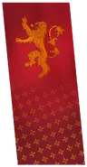 House Lannister Banner Banner.webp (94 KB) House Lannister Banner (Rare, 200 Gleamium) - This Banner is based on the official sigil of House Lannister.