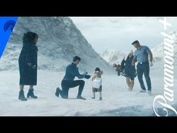 Paramount Plus Super Bowl ad: Top characters climb Mt. Paramount